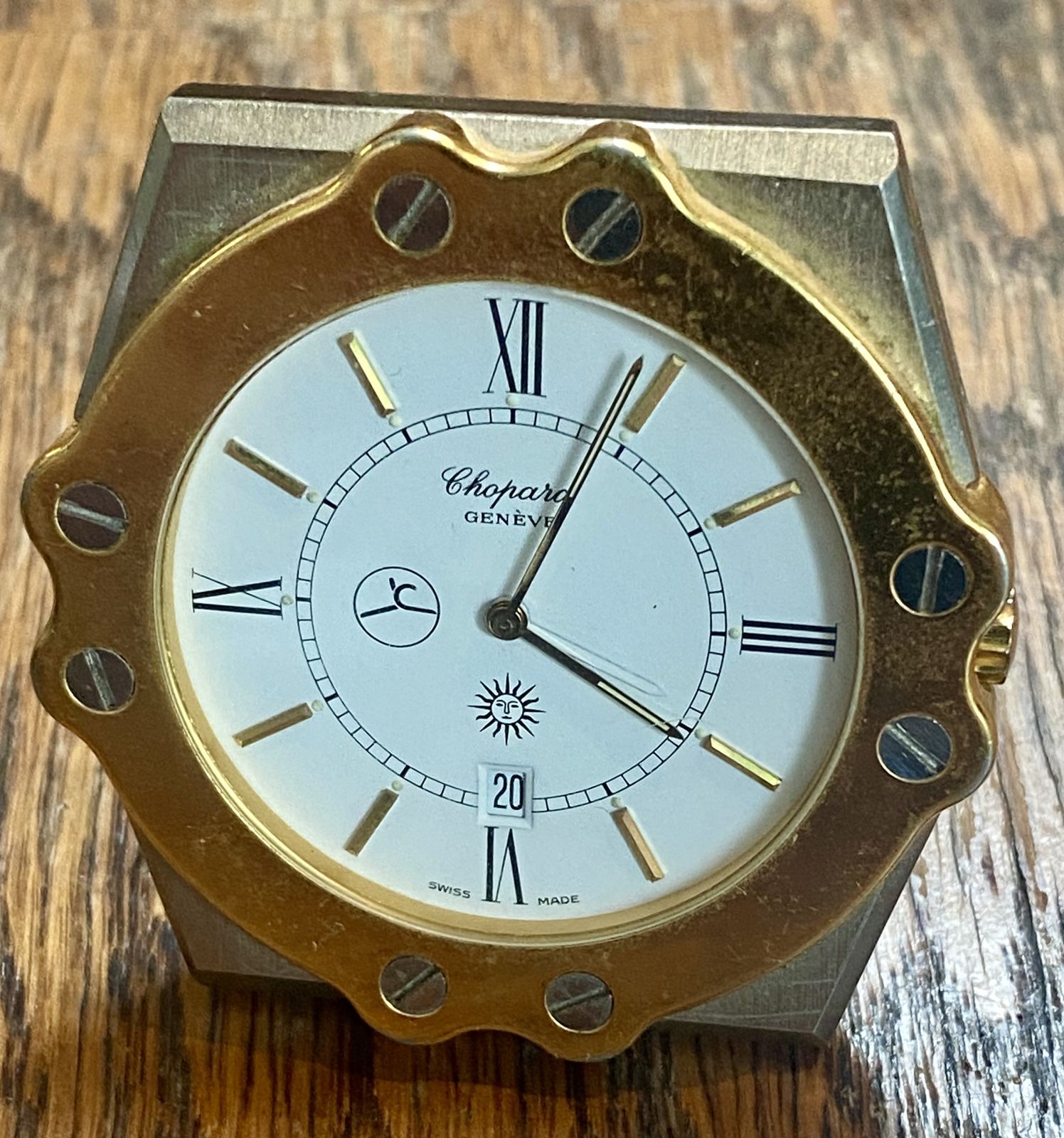 Chopard St. Moritz Rare Chopard Alarm Desk Clock photo 395.0
