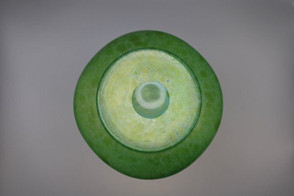 Iridescent Green Glass Vase Attributed To Johann Loetz Witwe For Loetz Glass, 1890s photo vintage