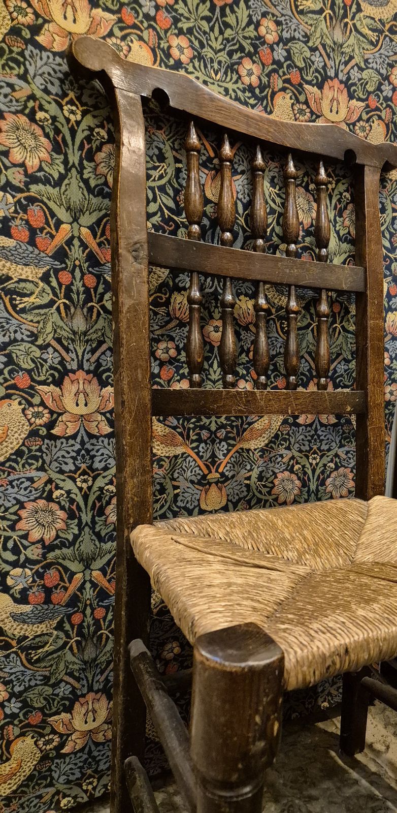 Set Of 5 Antique Lancashire Spindleback Chairs   Early 20th Century photo furniture