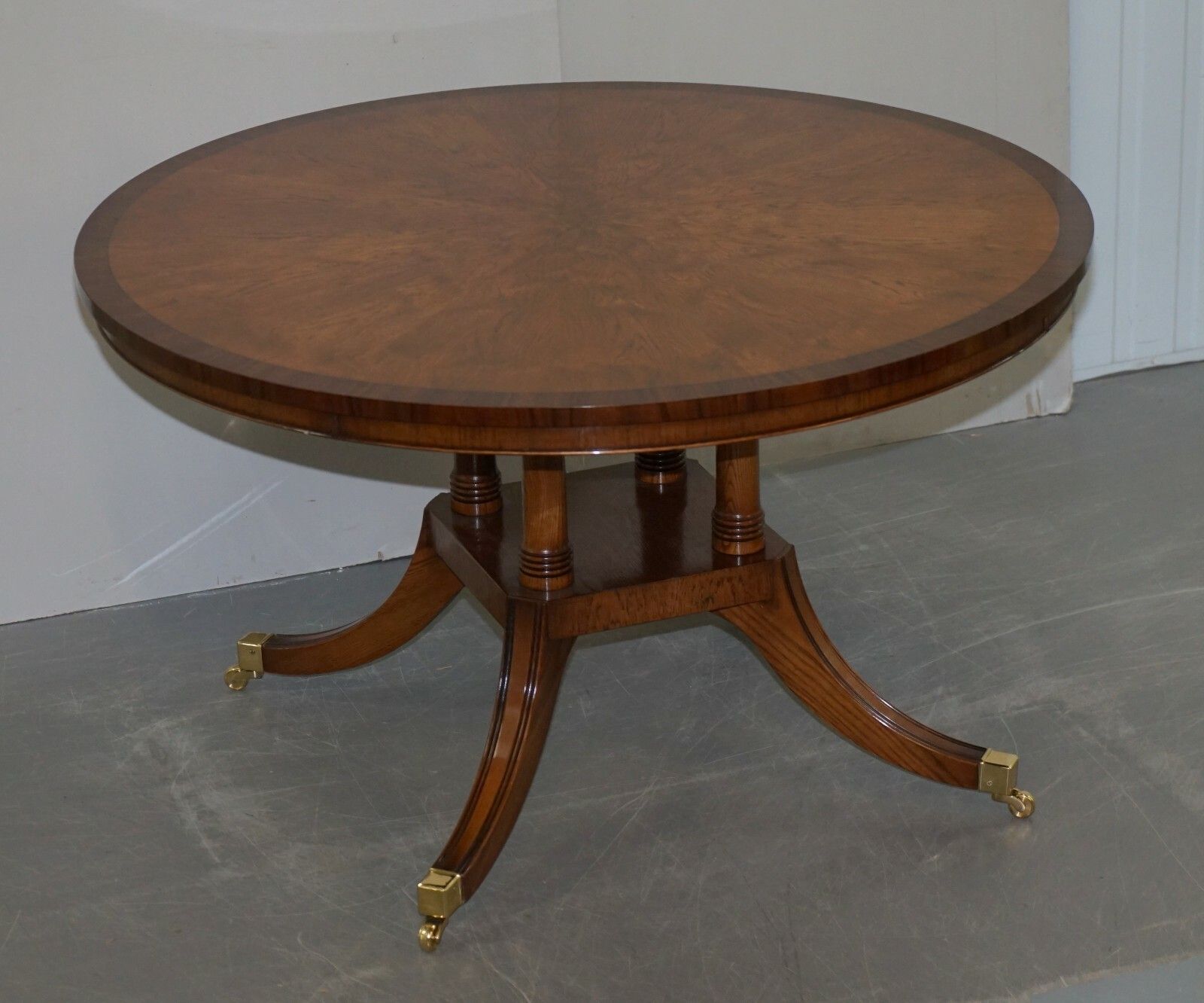 Brand New Cluster Pollard Oak  Round Dining Tables Seats Four To Six People photo for sale