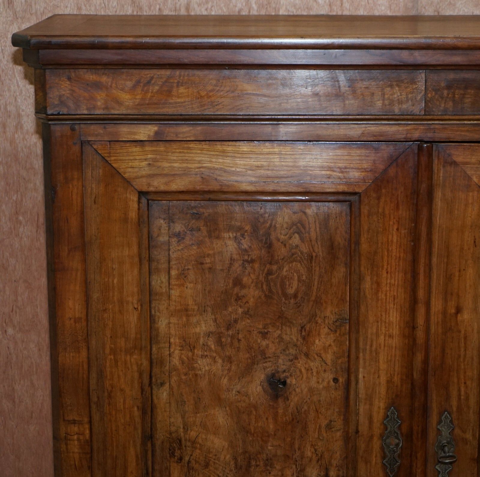 Sublime Circa 1820 French Fruitwood Kitchen Or Dining Room Antique Pot Cupboard photo 2850.0