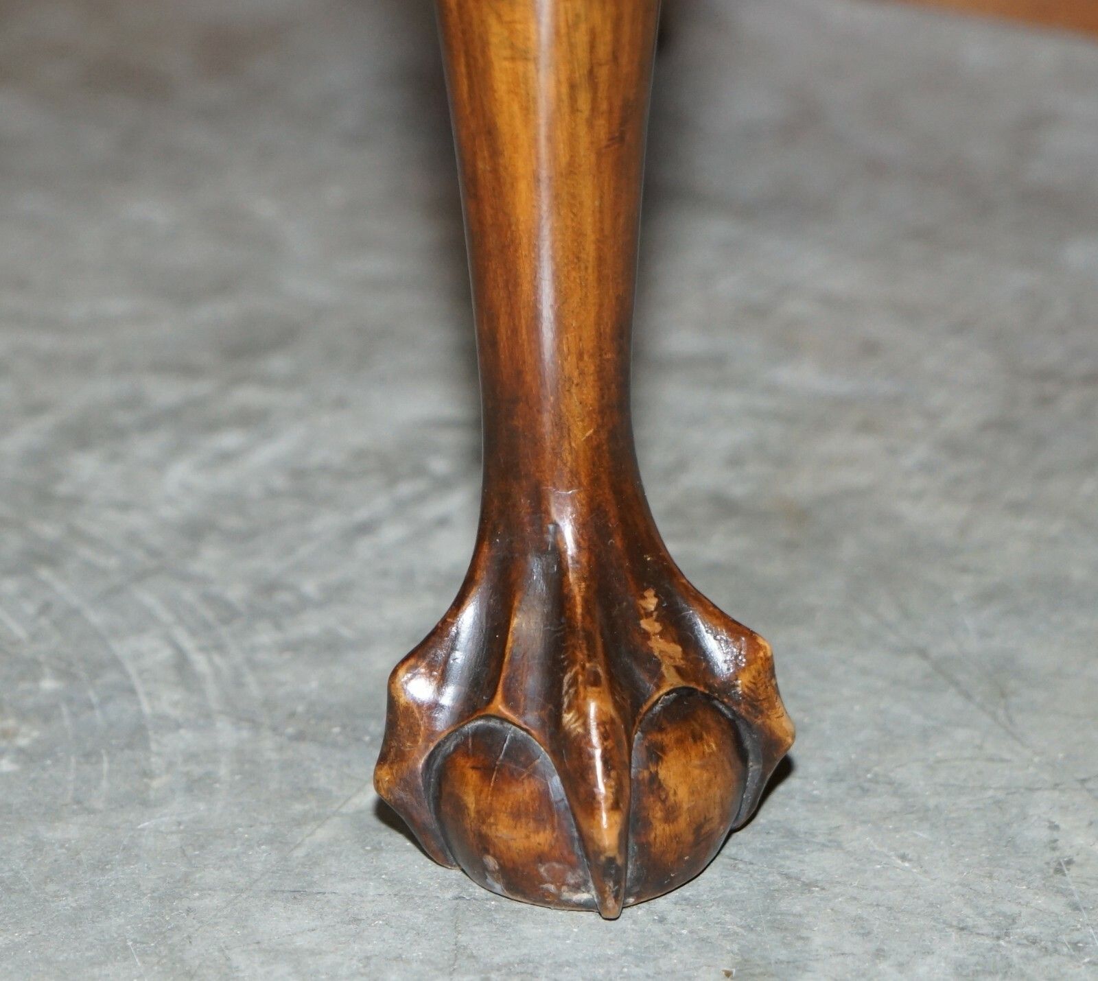 Six Victorian 1880 Walnut Shepherds Crook Dining Chairs With Claw & Ball Feet photo buy