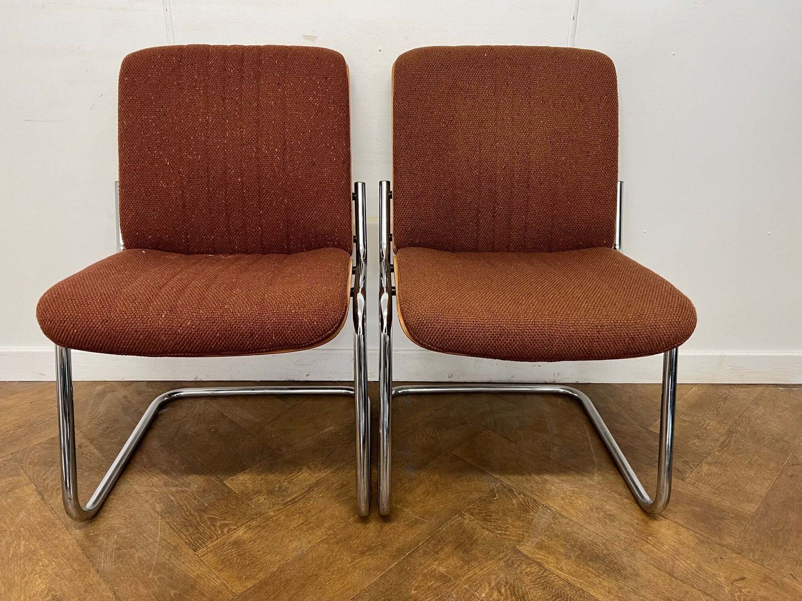 Vintage Gordon Russell Pair Of Side Chairs