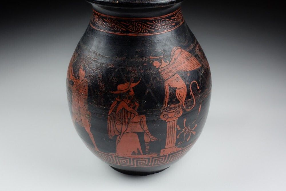 Early 20th Century Stoneware Attic Style Vase By Jean Magrou photo 690.0