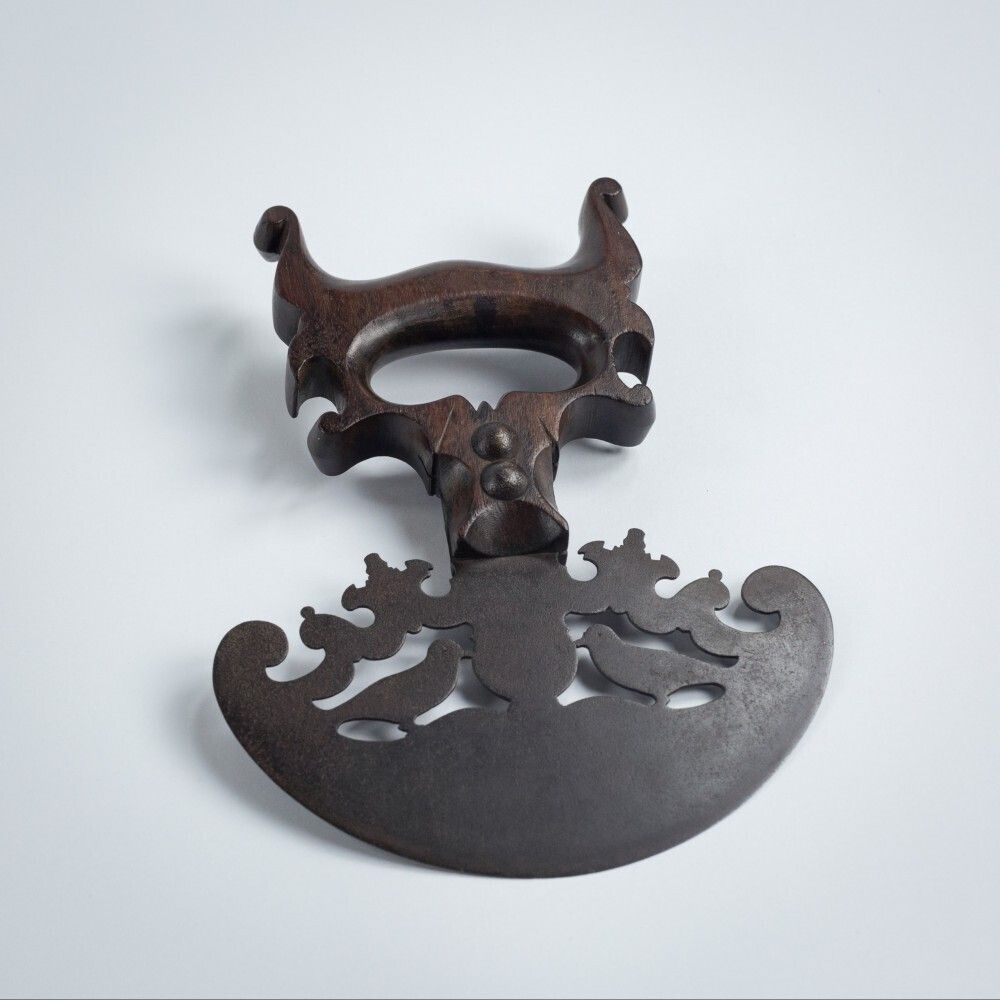 Impressive 19th Century Love Token Herb Cutter photo furniture