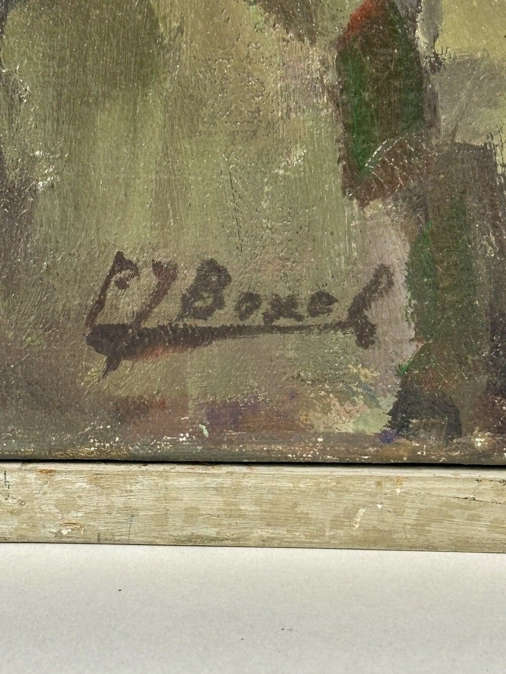 Oil On Canvas Of A Gentleman, 1950s photo 590.0