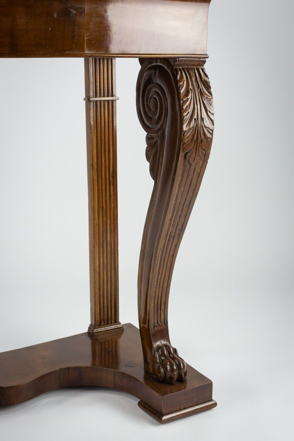 Early 19th Century Console With Incarnat Turquin Marble photo Furniture