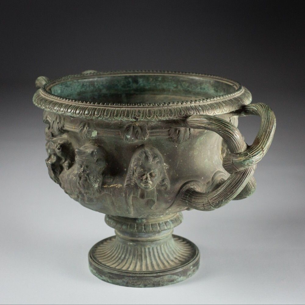 Late 19th Century Grand Tour Bronze Albani Vase photo for sale