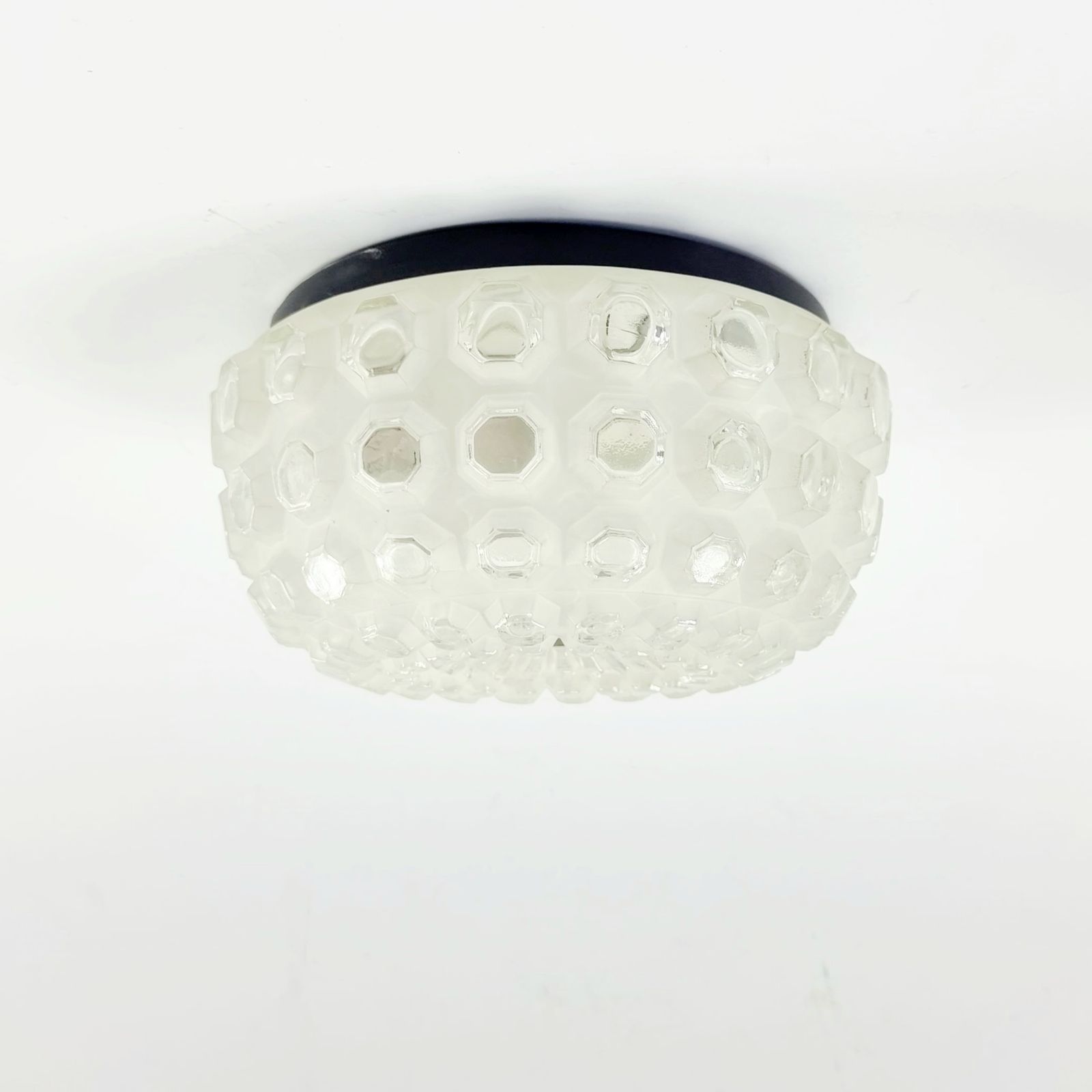 Mid Century Bubble Glass Ceiling Light From Limburg, Germany, 1960s photo buy