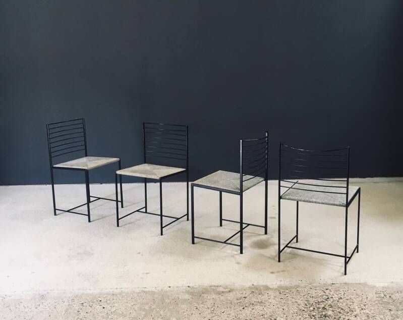 Postmodern Design "Alice" Dining Chairs By Cidue, Italy 1980's photo Furniture