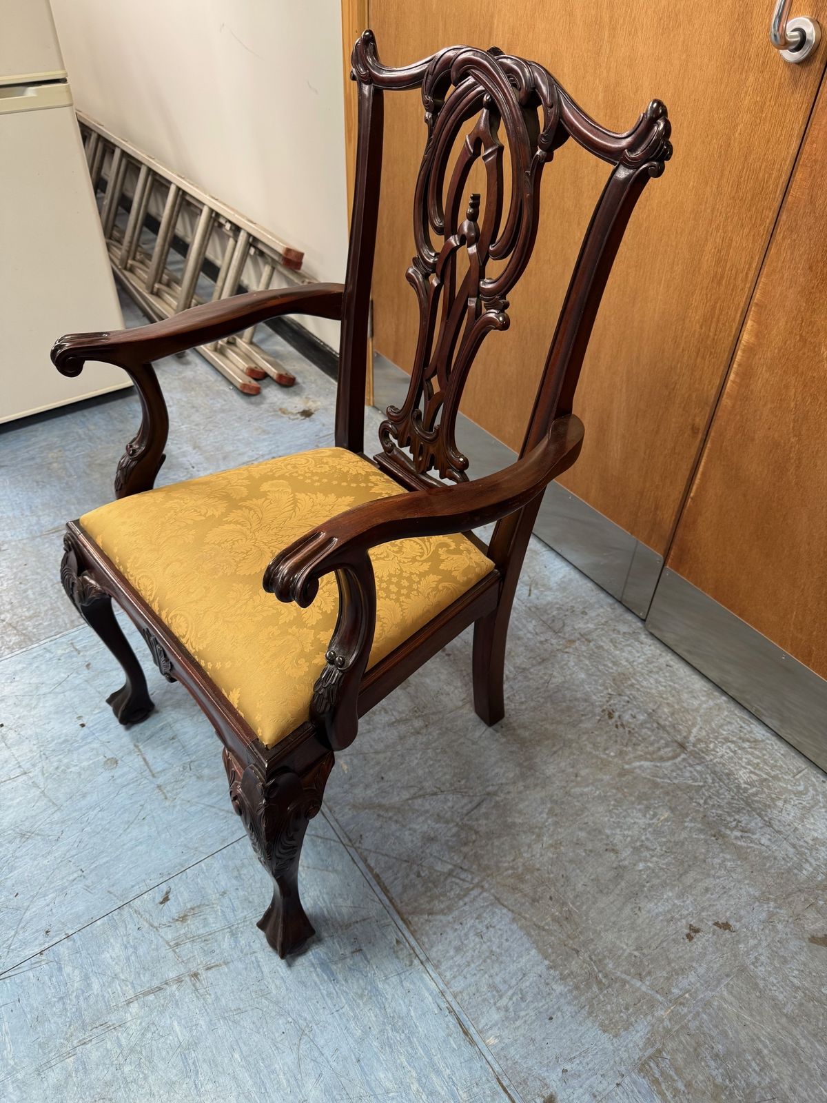 Reproduction Mahogany Dining Chair photo furniture