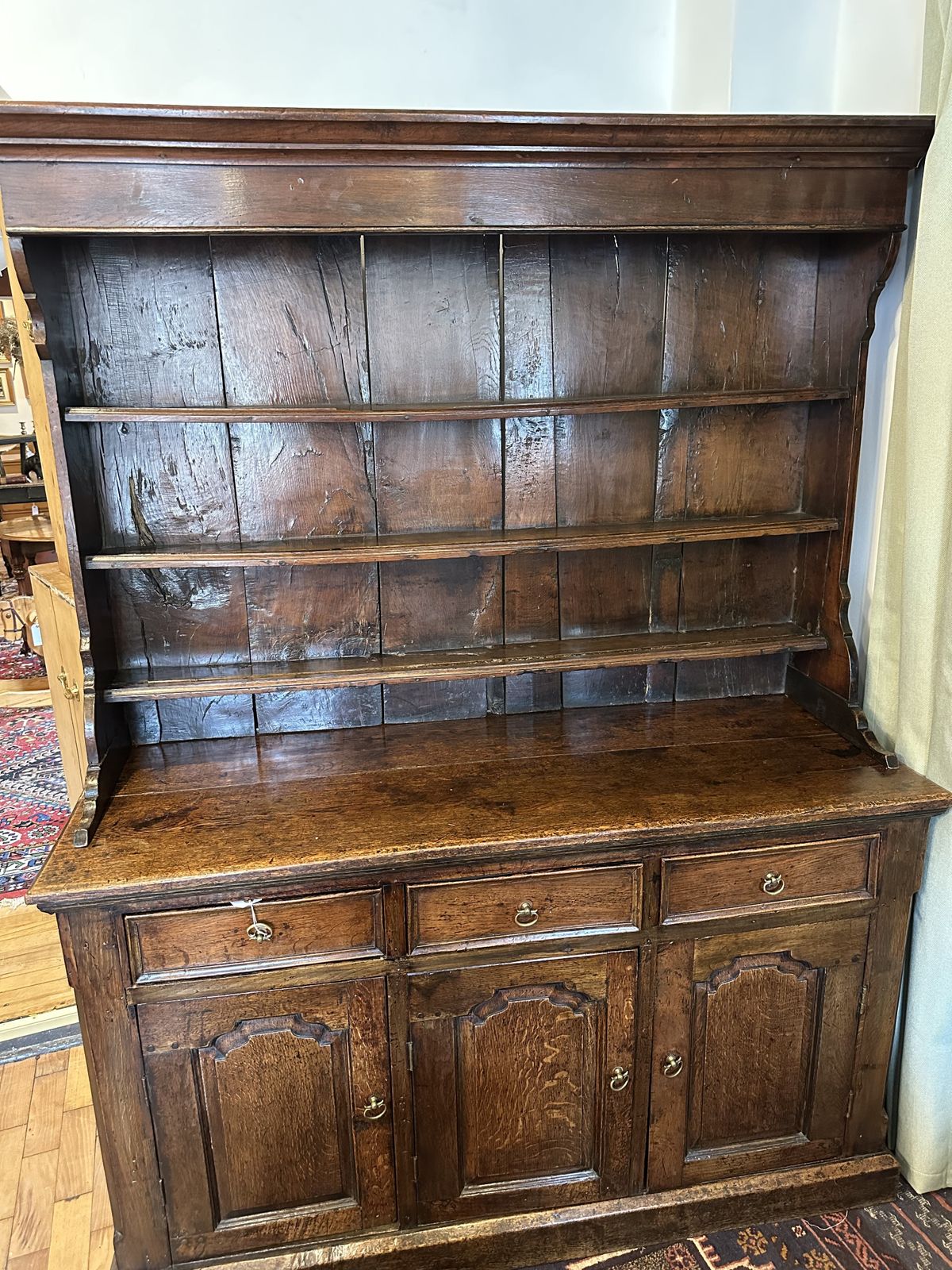 Georgian Solid Oak Dresser 18th Century In Great Condition