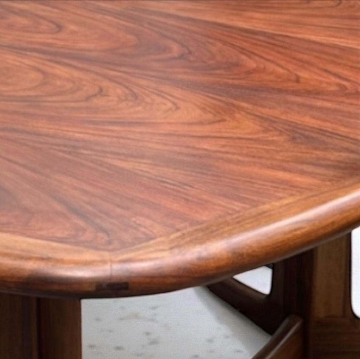 Original Dyrlund Rosewood And Teak 1960’s 4 8 Seater Extendable Table photo for sale