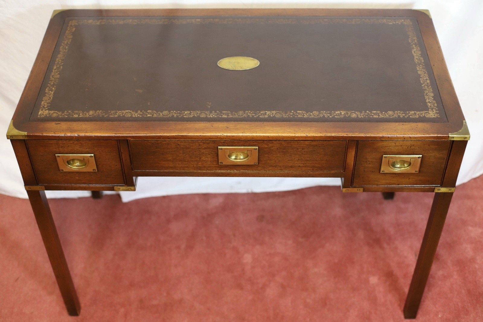 Furniture Reprodux Bevan Funnell Lovely Military Campaign Style Writing Desk photo