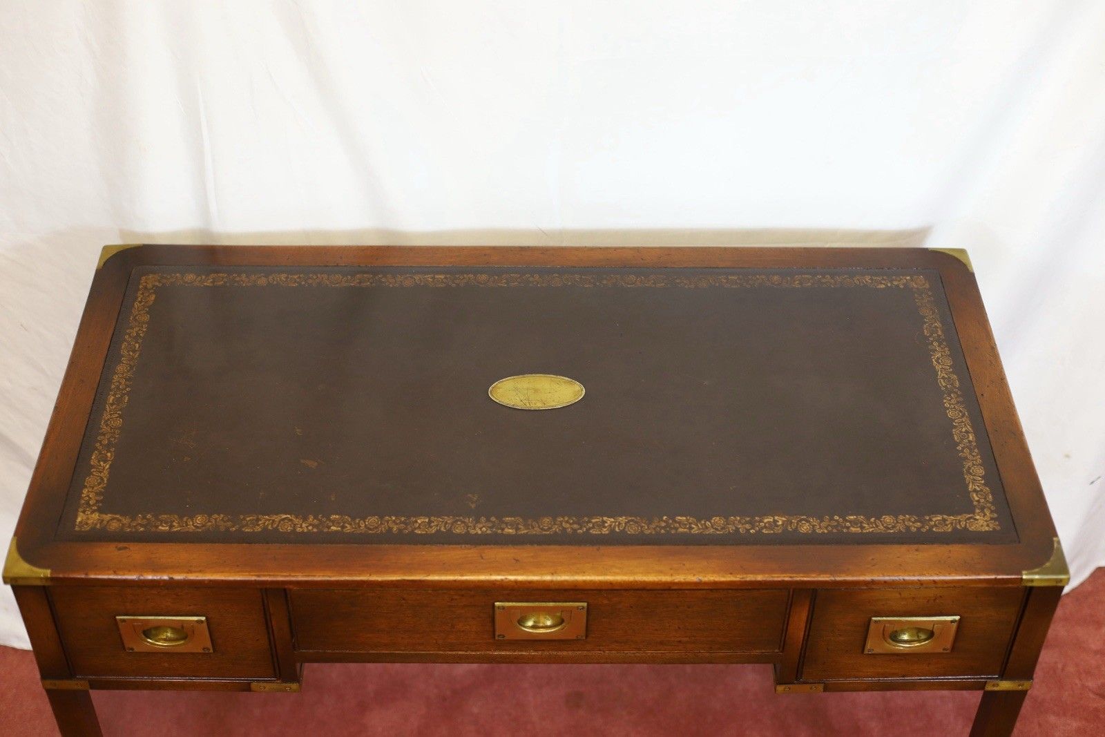 1843.0 Reprodux Bevan Funnell Lovely Military Campaign Style Writing Desk photo
