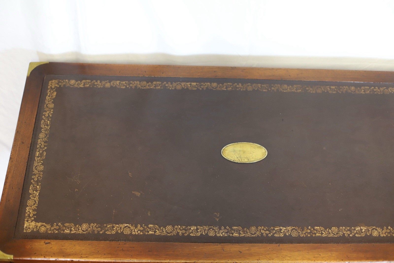 photo vinterior Reprodux Bevan Funnell Lovely Military Campaign Style Writing Desk
