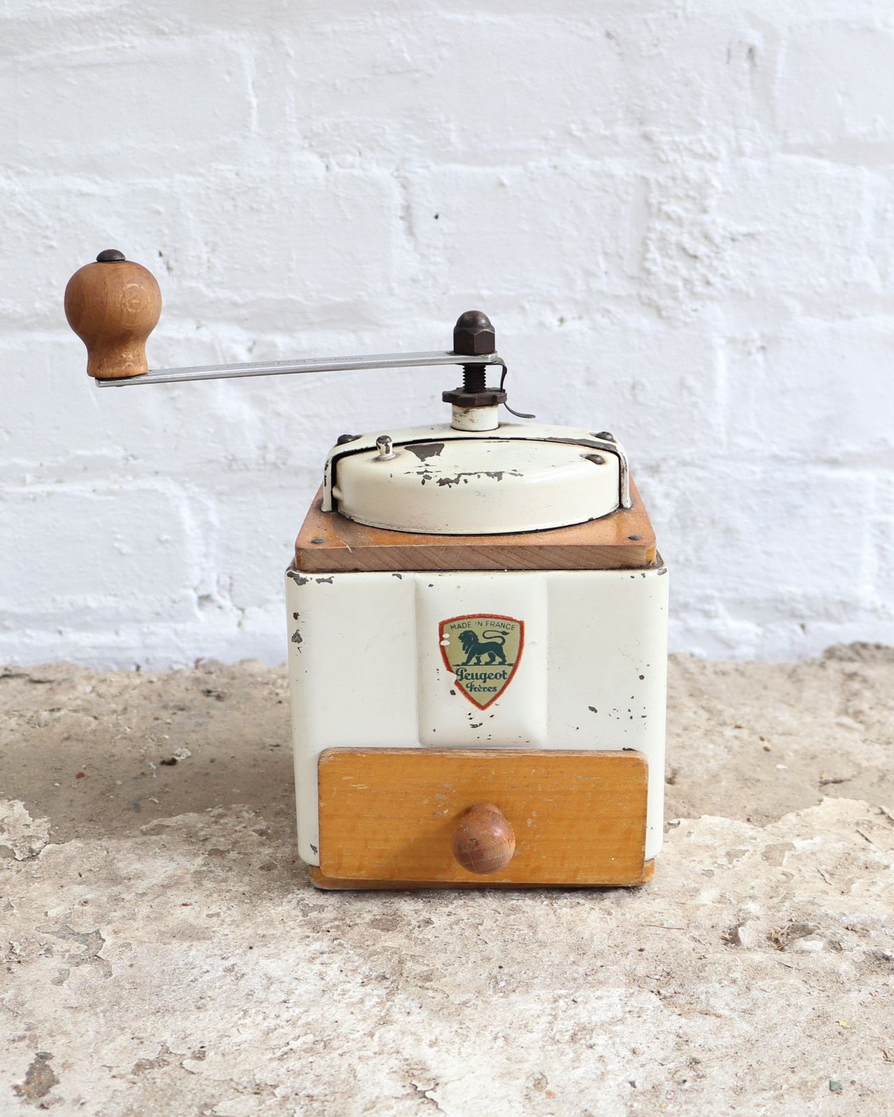 Mid Century Peugeot Frères Coffee Grinder