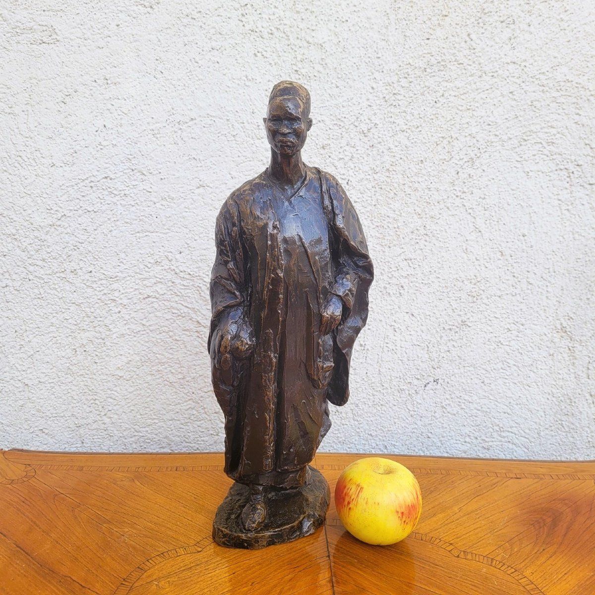 Ea Leroy, Cameroonian, Orientalist Bronze Sculpture, Early 20th Century photo furniture