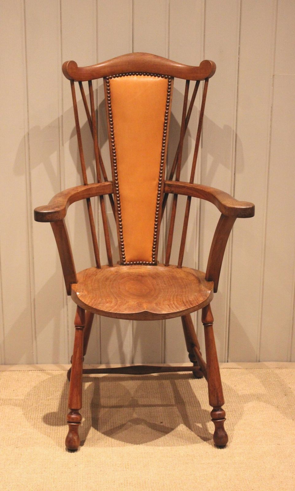Arts & Crafts Fruitwood Chair, 1900s