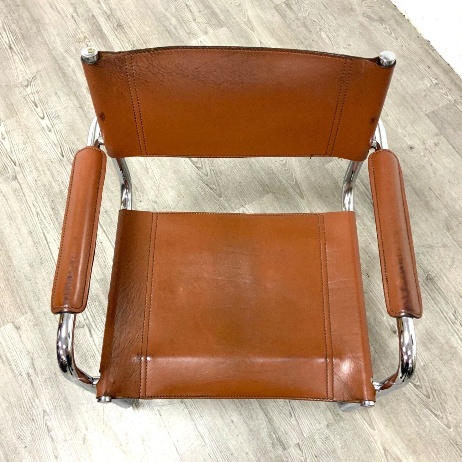 photo furniture An Italian  Mart Stam  Marcel Breuer Model S34 Cantilever Dining Office Chair