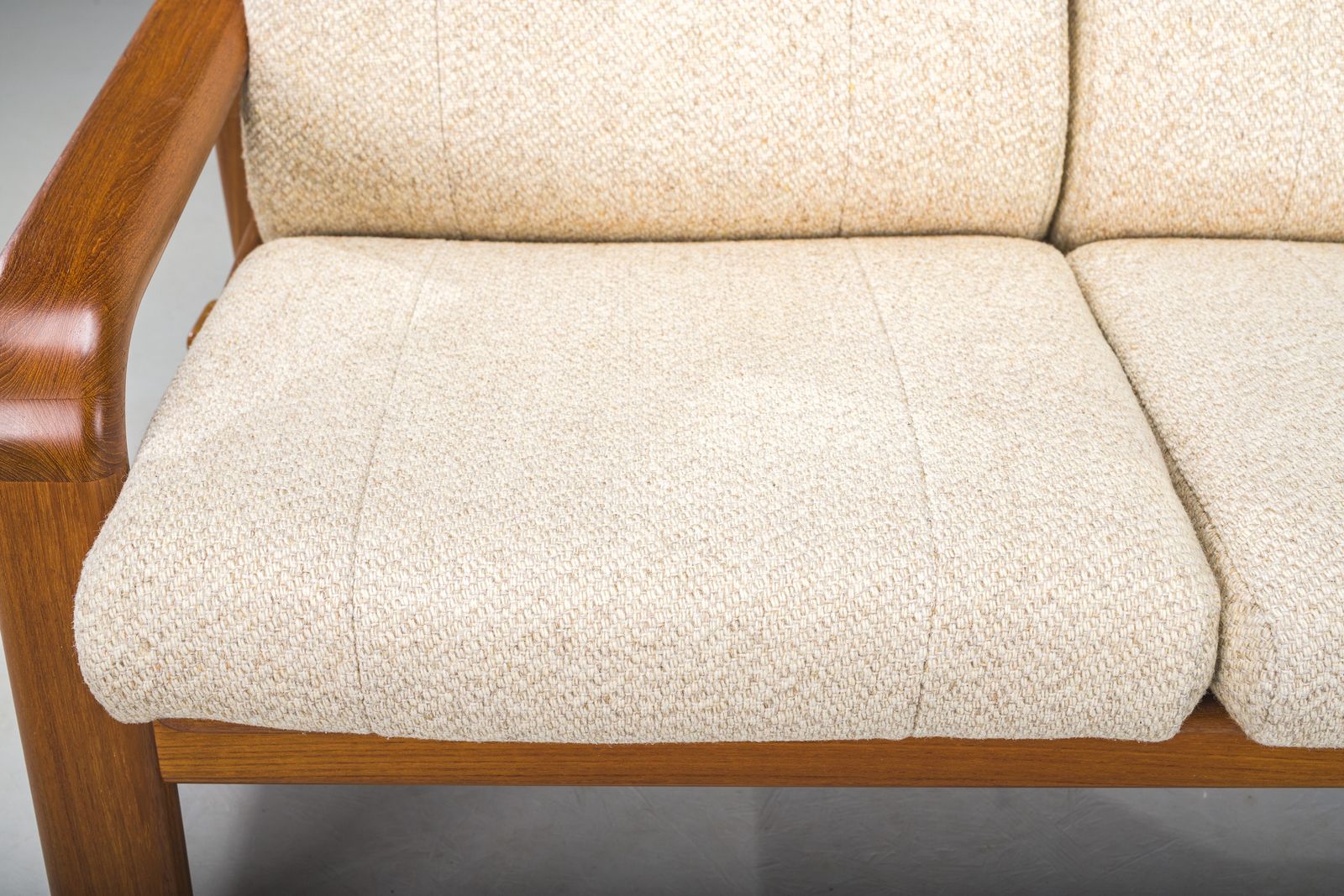 Mid Century Modern Danish Two Seater Teak Sofa, 1960s photo vinterior