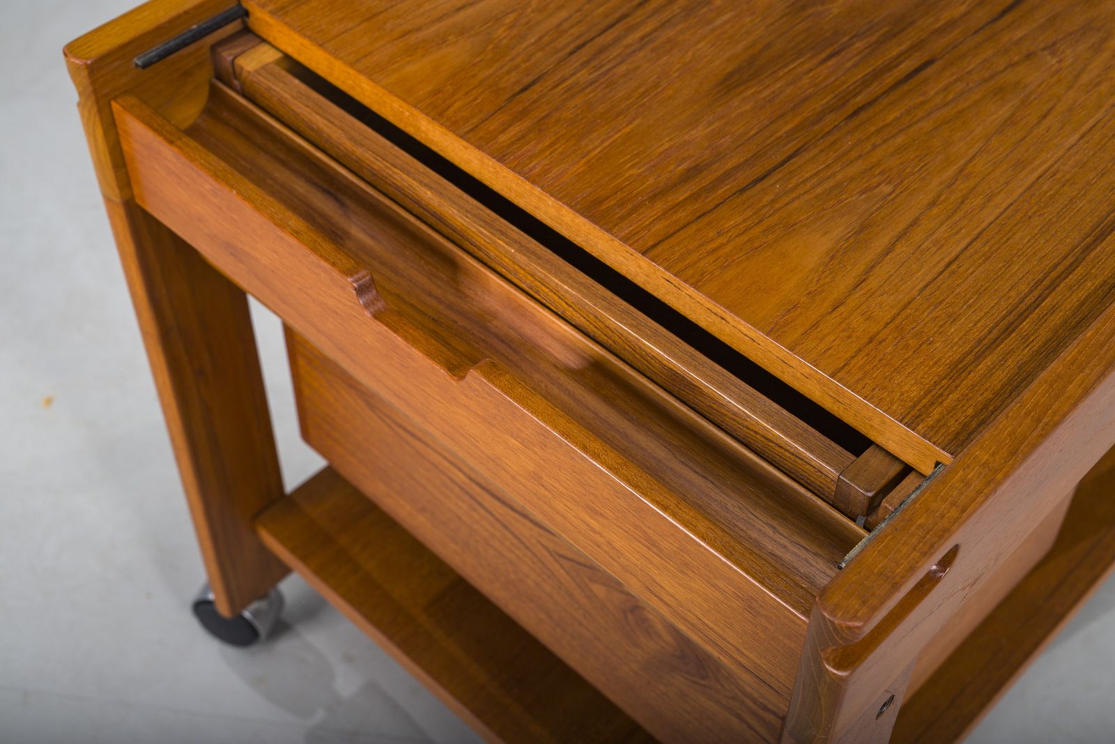 Mid Century Modern Danish Teak Bar Model 703 By Cart Aksel Kjersgaard, 1960s photo furniture