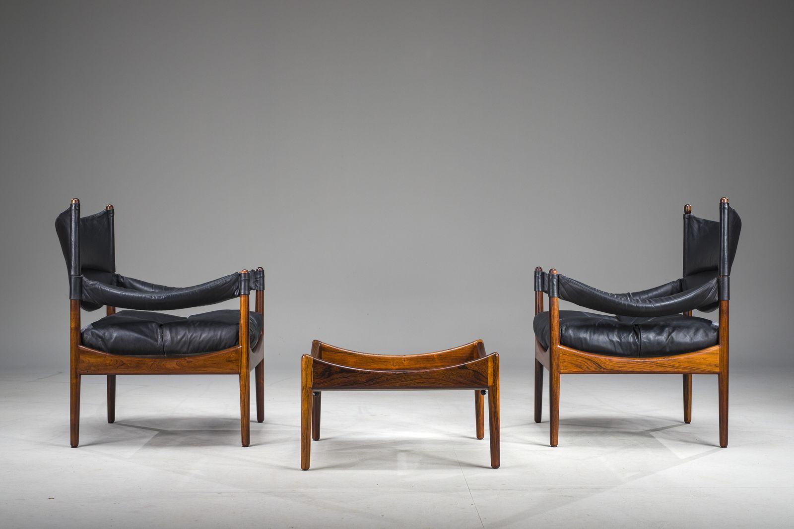 Mid Century Modern Danish Armchairs And Coffee Table By Kristian Vedel For Sören Willadsen, 1960s, Set Of 3 photo furniture