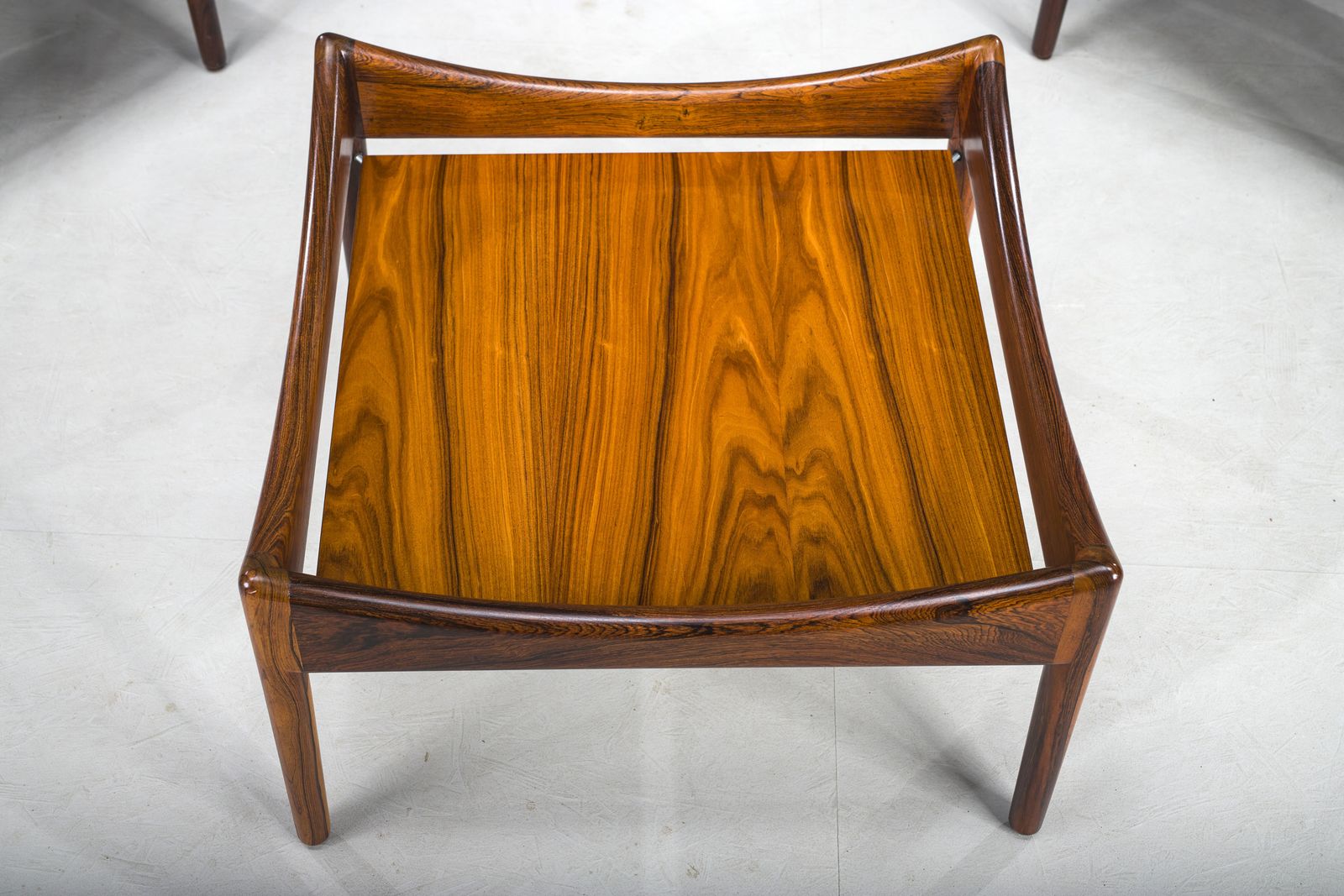 Mid Century Modern Danish Armchairs And Coffee Table By Kristian Vedel For Sören Willadsen, 1960s, Set Of 3 photo vintage