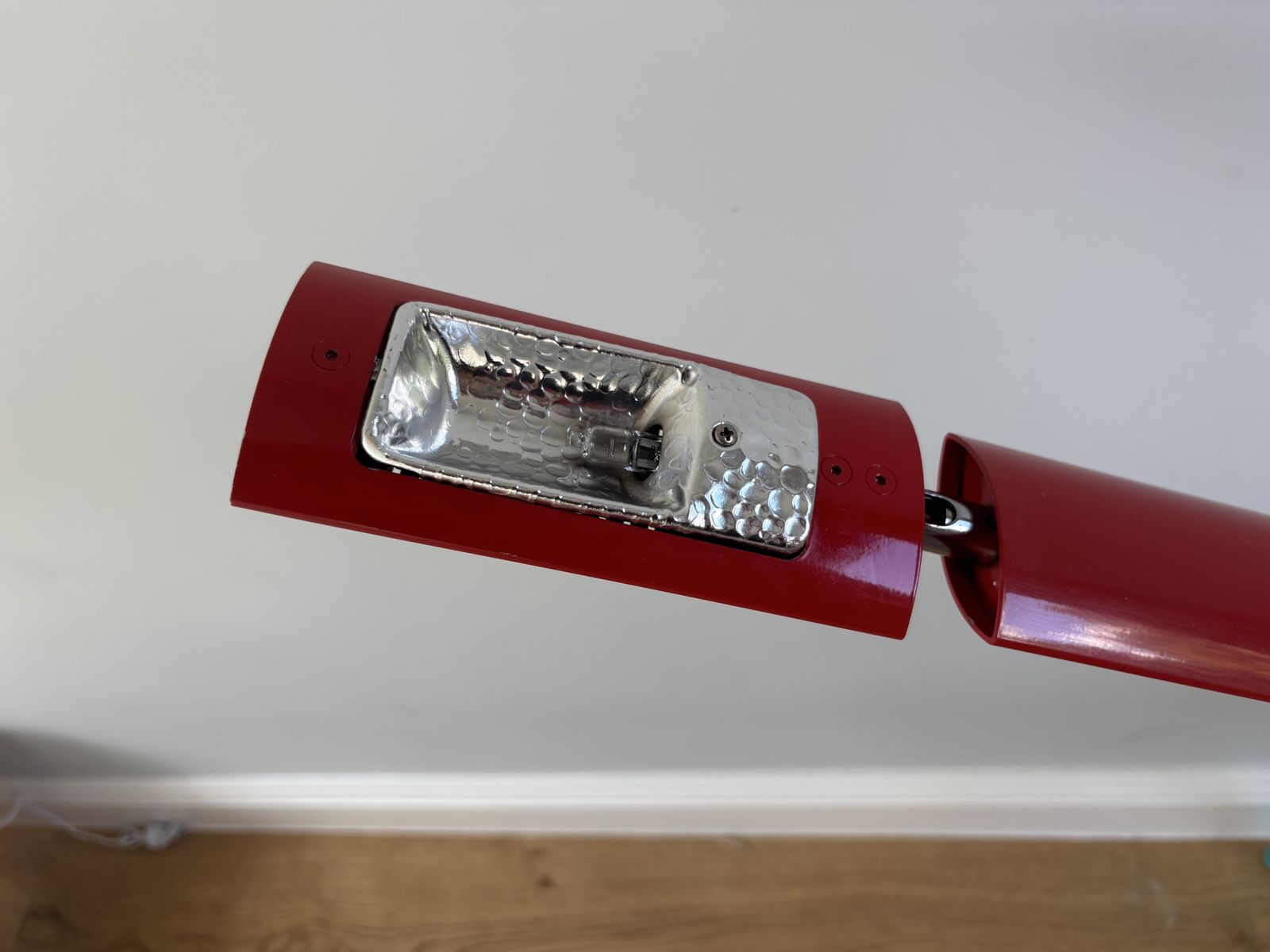 Red Airone Desk Lamp By Hans Von Klier, For Skipper 1982 photo Lighting