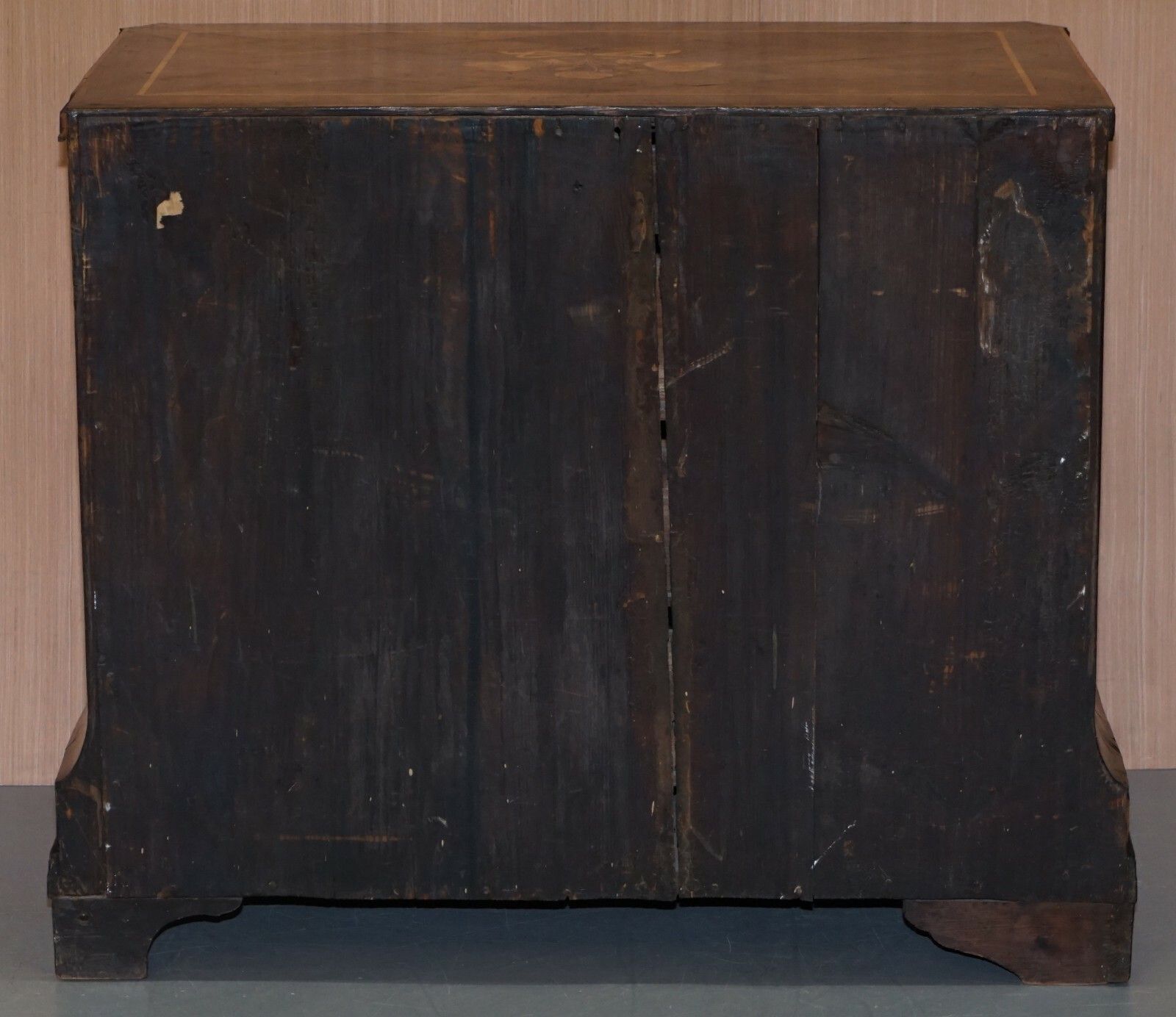 photo for sale Rare Circa 1780 Continental Parquetry Marquetry Inlaid Commode Chest Of Drawers