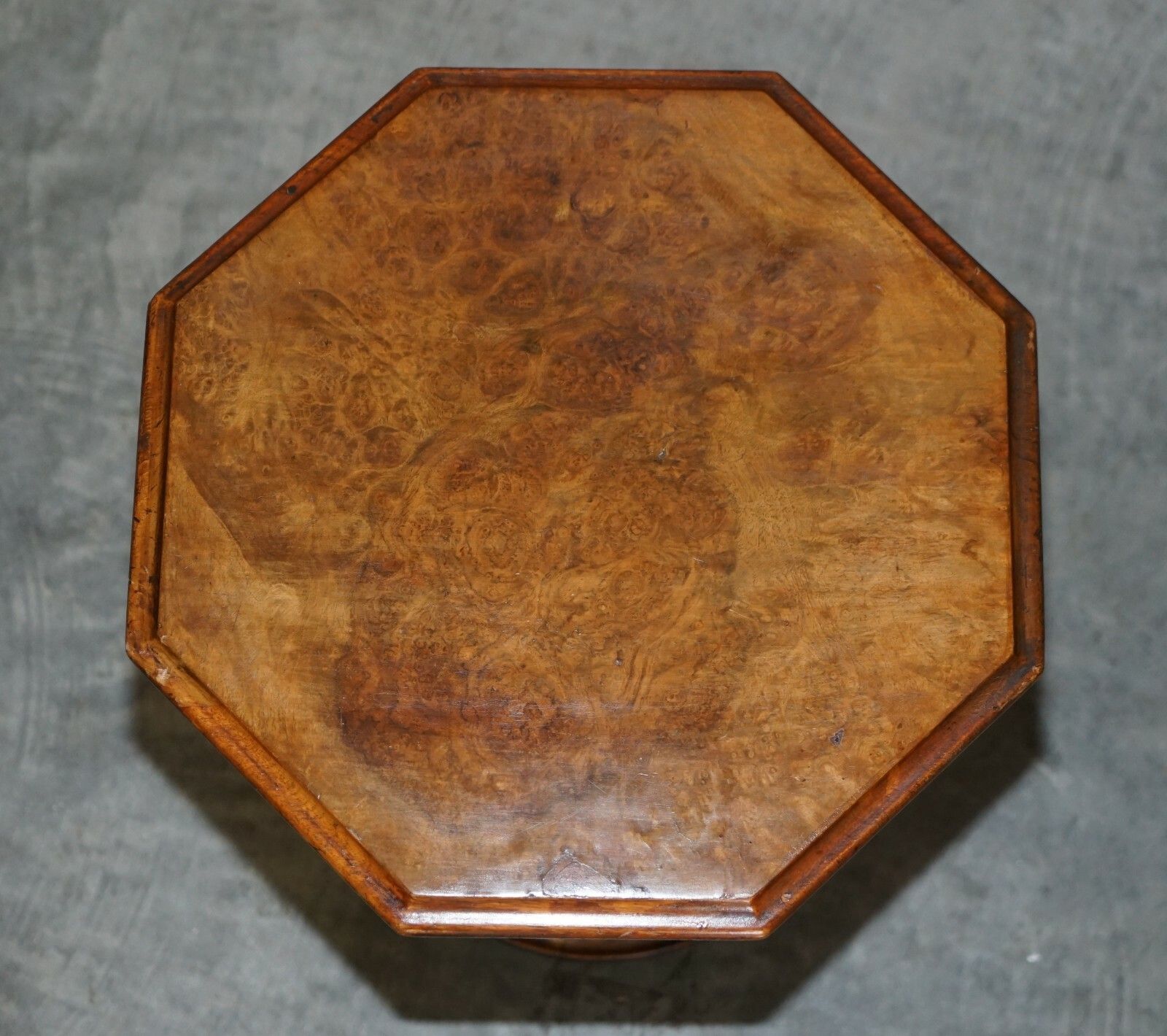 Must See Fine Super Rare Original Victorian Pollard Oak Side End Lamp Wine Table photo for sale
