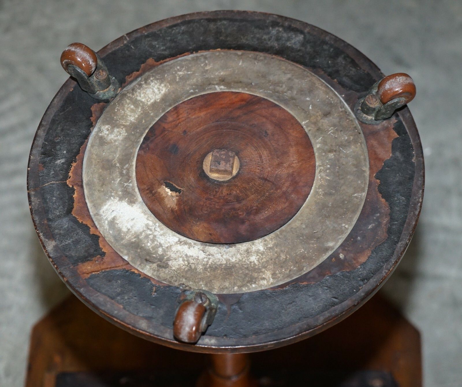 Furniture Must See Fine Super Rare Original Victorian Pollard Oak Side End Lamp Wine Table photo
