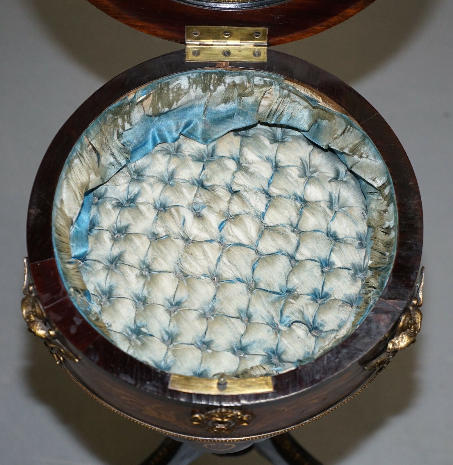 2750.0 18th Century Louis XVI Bijouterie Vitrine Table Hand Etched Glass Gilt Metal photo