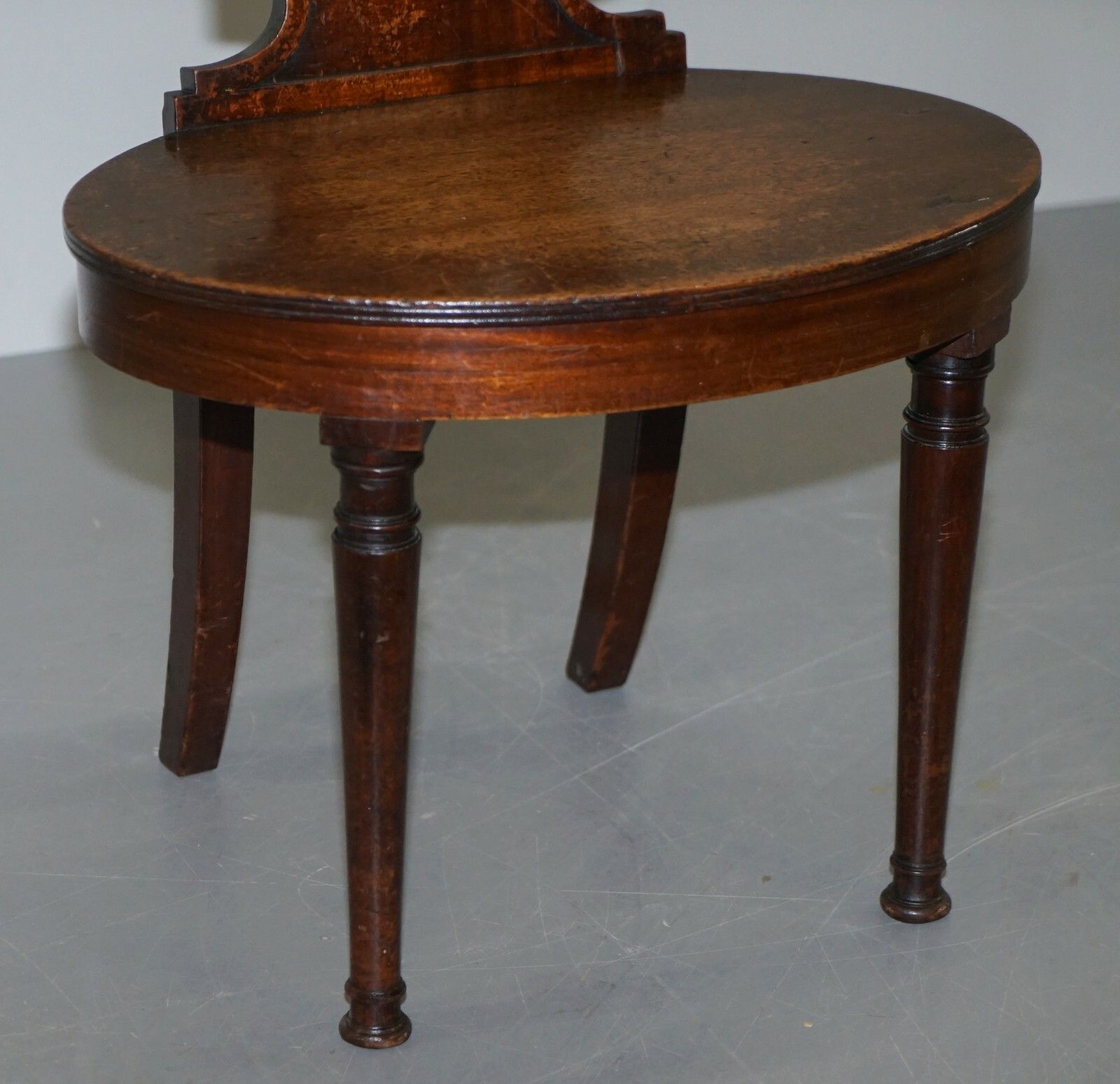 Fine Circa 1780 Georgian Shell Back Hall Chair Gillows Of Lancaster Attributed photo buy