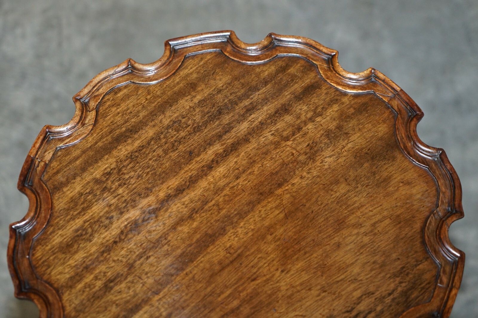Very Fine Gillows Of Lancaster Antique Mahogany Pie Crust Claw & Ball End Table photo Furniture