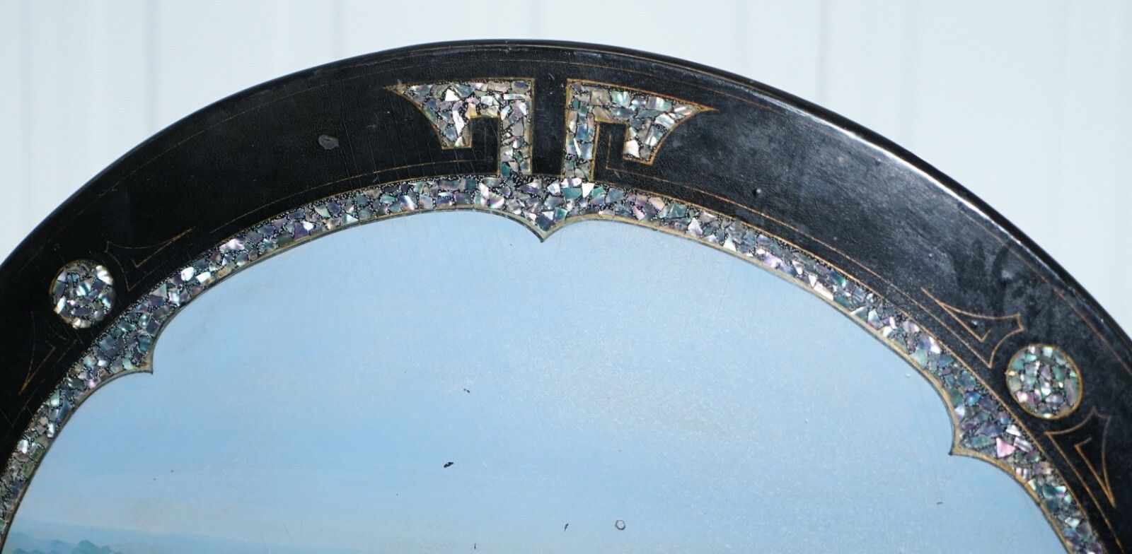 Rare 19th Century Pont Du Gard Aqueduct Grand Tour Mother Of Pearl Tripod Table photo Furniture