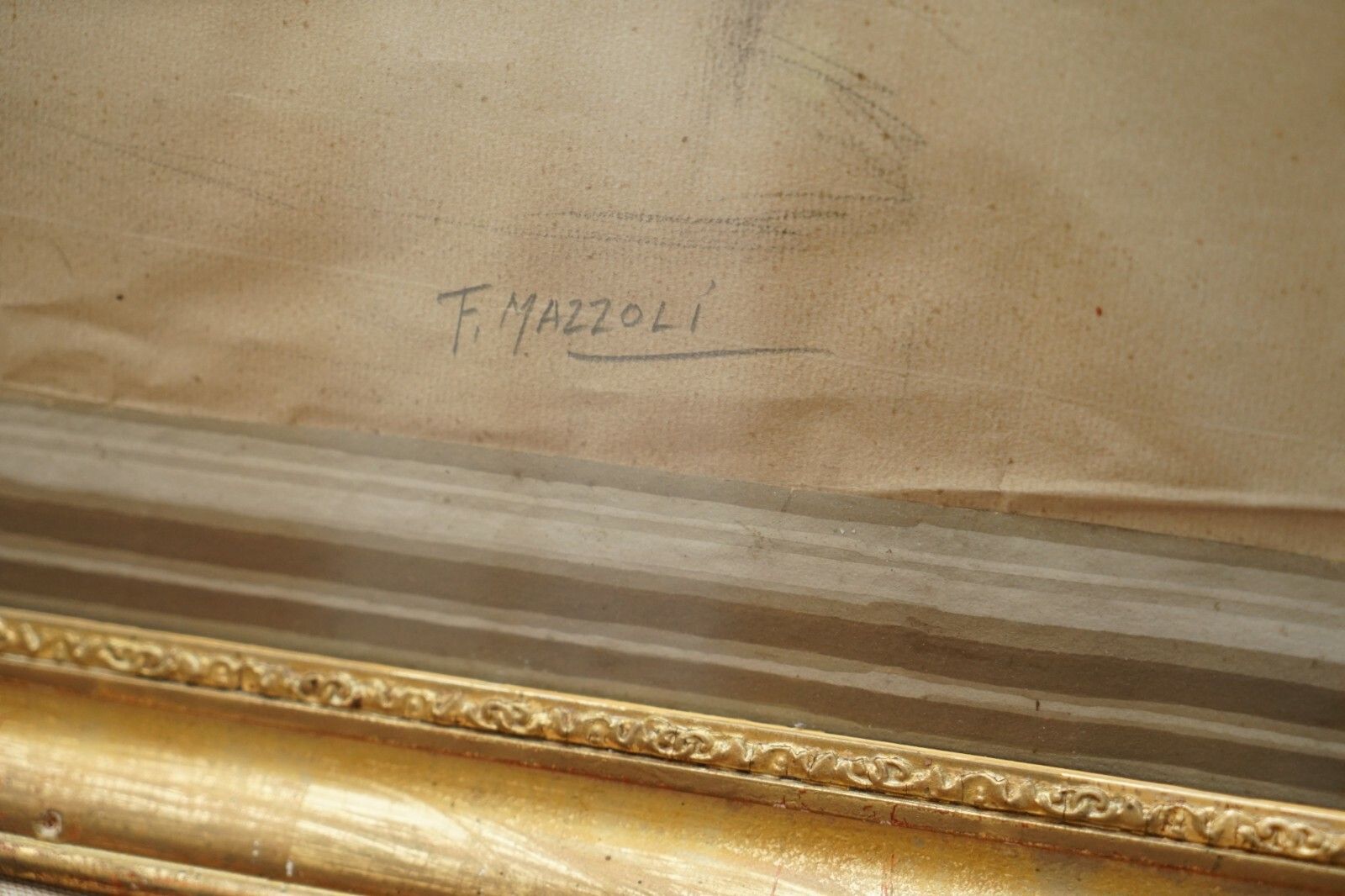 Four Rare Italian School 19th Century Old Master Sketches Drawings By F Mazzoli photo Art