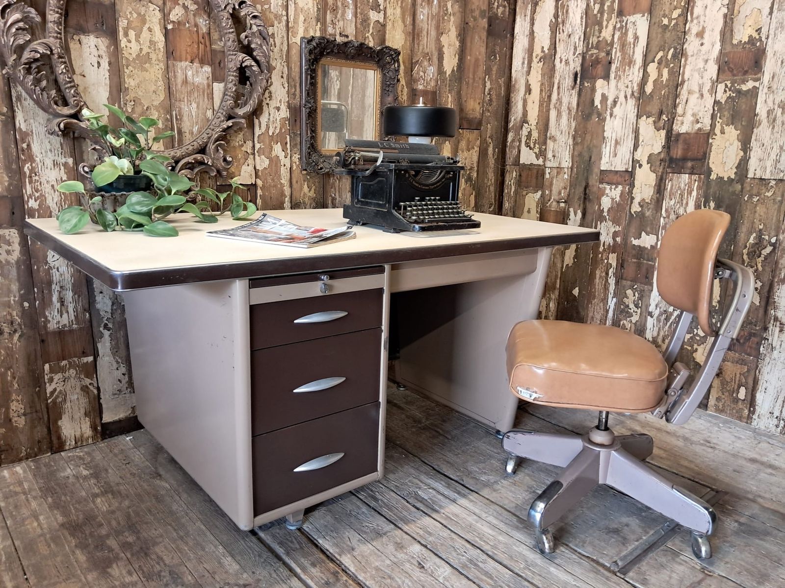 Industrial Tanker Desk photo Furniture