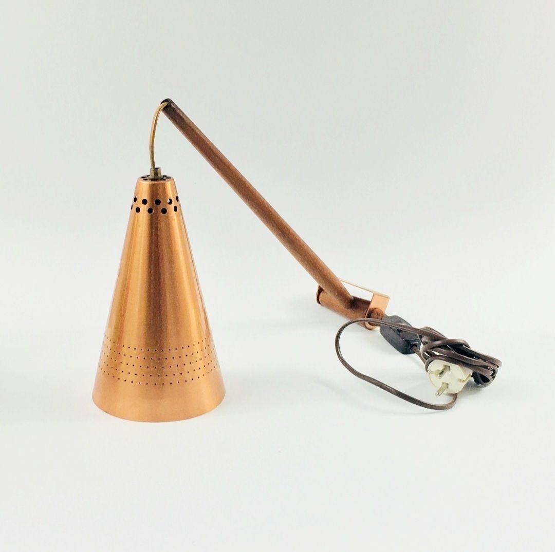 Mid Century Scandinavian Pivoting Wall Lamp By Hans Agne Jakobsson, Sweden, 1960s photo vinterior