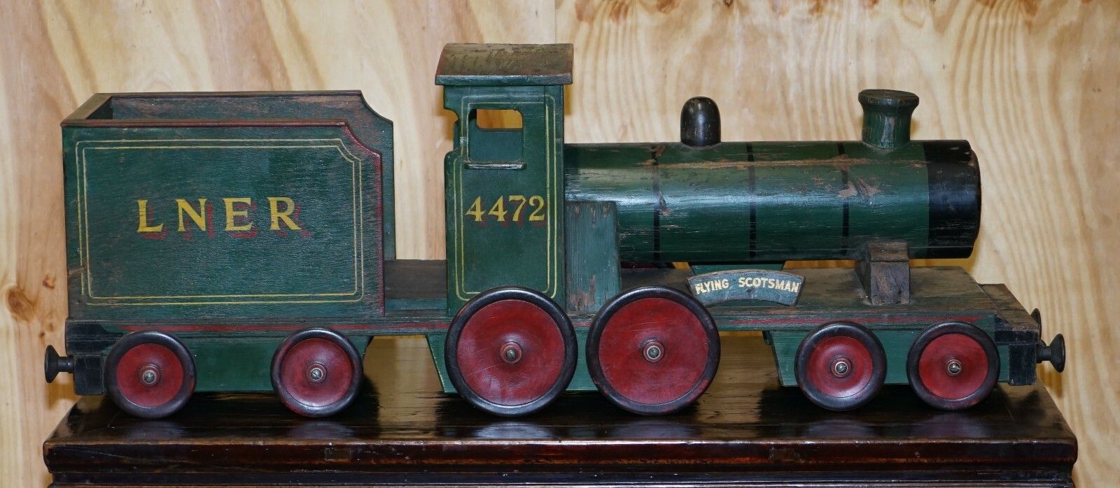 Christie's 1910 Scratch Built Child's Pull Along Flying Scotsman Lner 4472 Train photo for sale