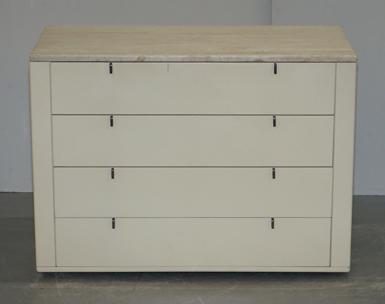 Interlubke Made In Germany Marble Topped Chest Of & Pair Of Bedside Drawers photo Furniture