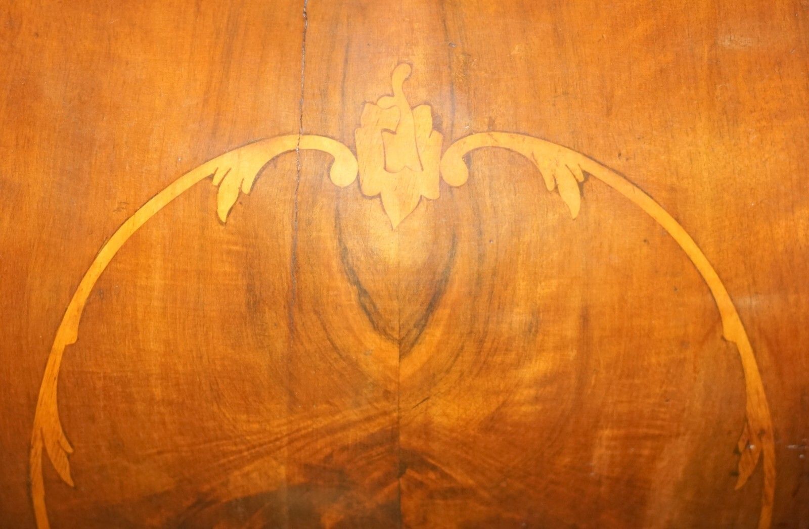 photo for sale Fine Pair Of Antique  1880 Italian Marble Top Bombe Nightstand Side Table Chest
