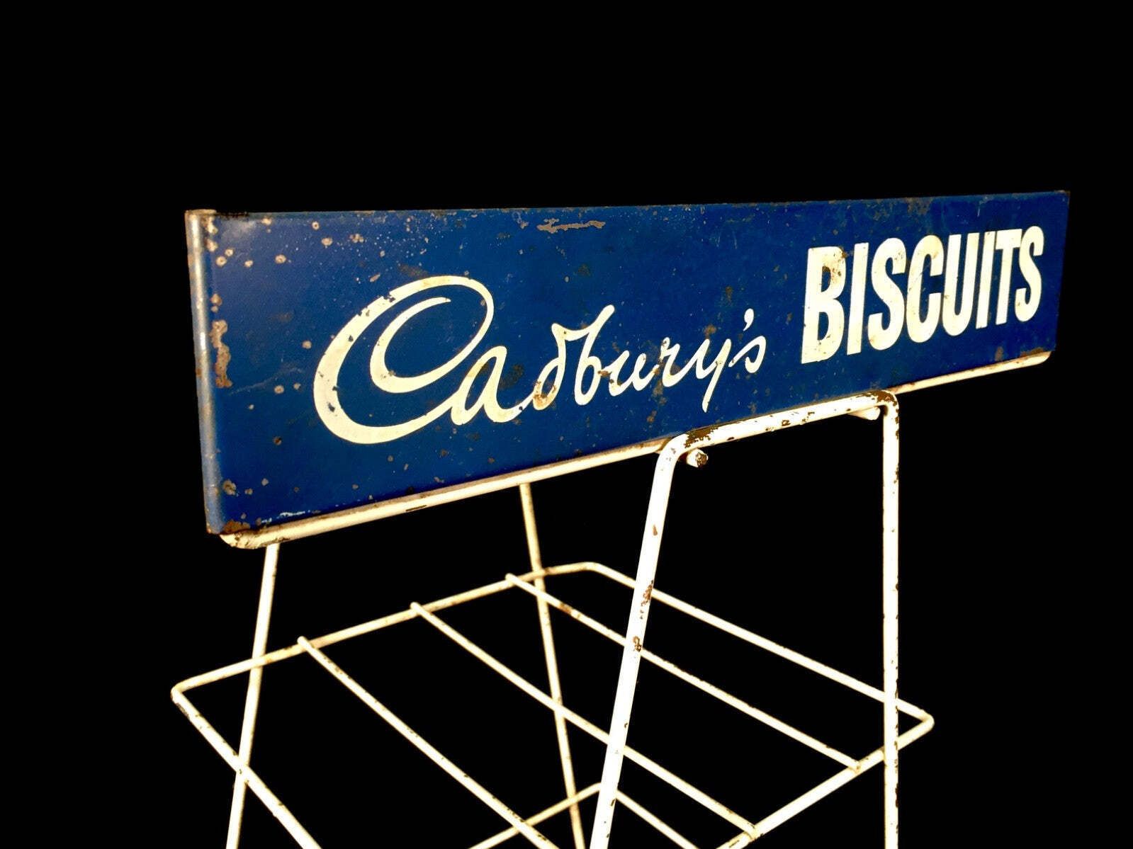Antique Advertising Cadbury's Biscuit Shop Display Stand Chocolate Rack C.1930 photo buy