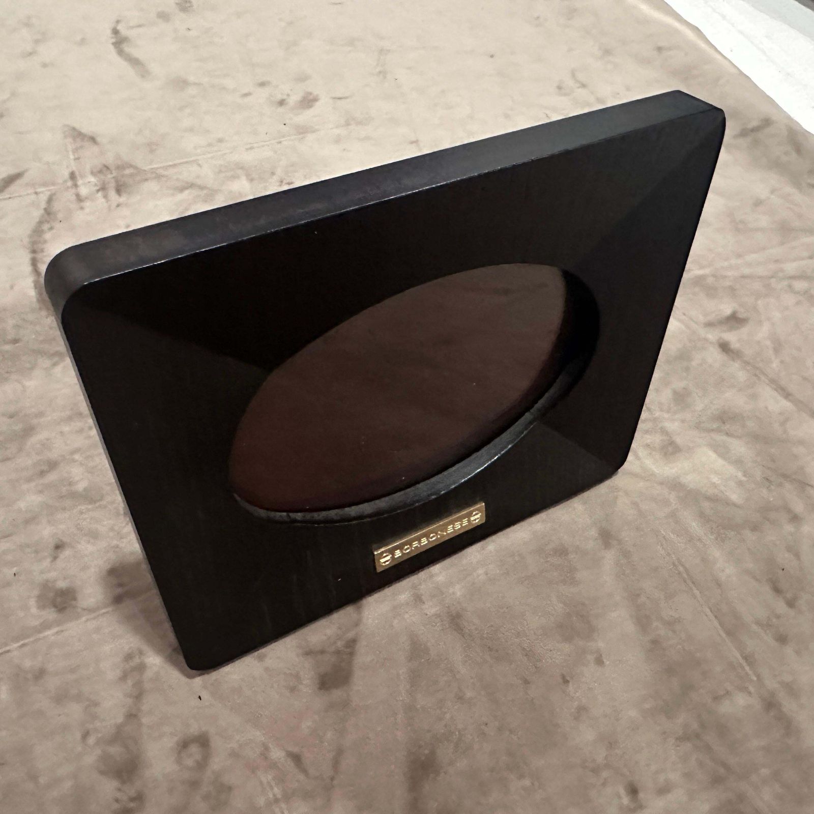 325.0 An High Quality 1990s Modern Wood Italian Picture Frame By Borbonese photo