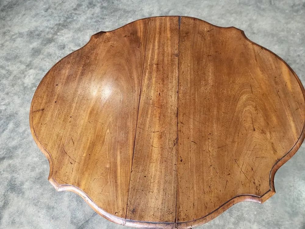 photo for sale Antique Gate Leg Drop Leaf Sutherland Dining Occasional Table Seat 4