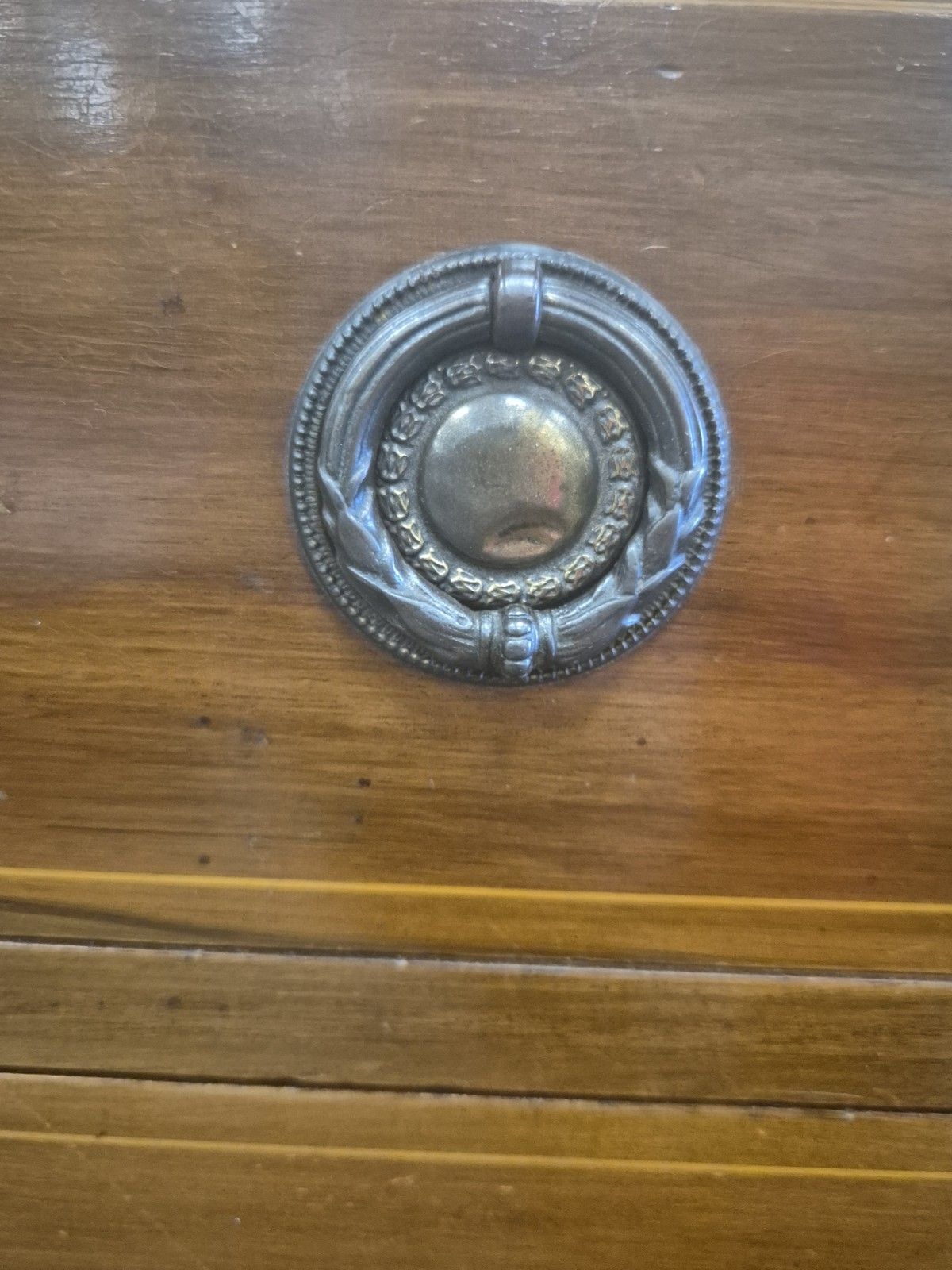 Small Edwardian Mahogany Two Door Dresser With Mirror photo for sale
