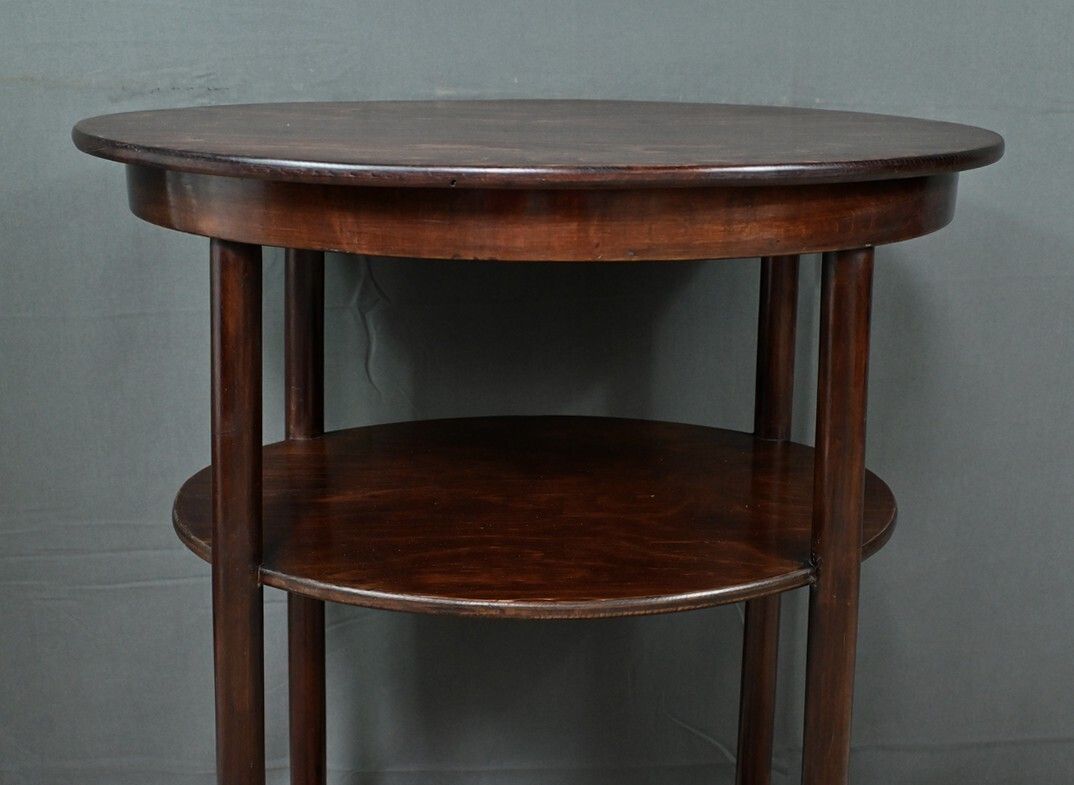Beech Pedestal Table, By J. Hoffmann, Maison Thonet, Art Deco – 1930 photo 1310.0