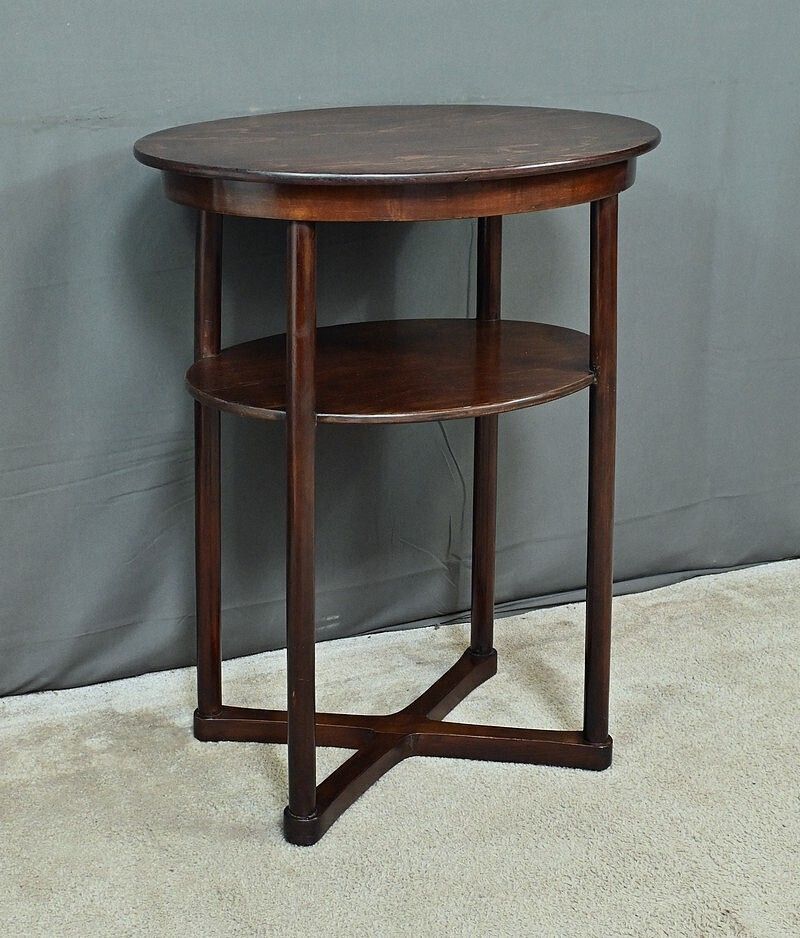 Beech Pedestal Table, By J. Hoffmann, Maison Thonet, Art Deco – 1930 photo buy