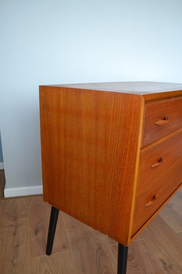 photo furniture Mid Century Teak Chest Of Drawers