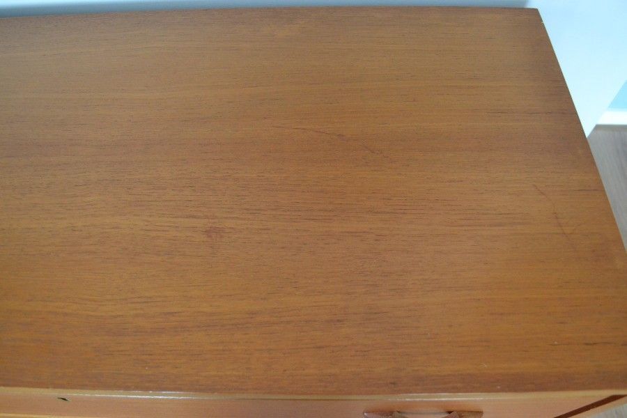 270.0 Mid Century Teak Chest Of Drawers photo